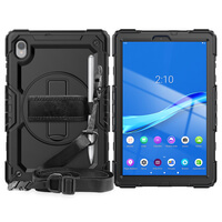 Case for Lenovo Tab K10 / M10 Plus 10.3 FHD Rugged Cover Stand Handle Black