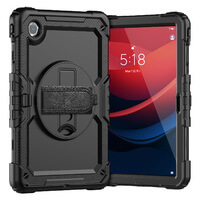 Case for Lenovo Tab K11 / M11 Rugged Cover Stand Handle Screen Protector Black