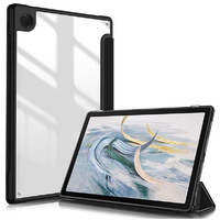 Coque Pour Samsung Galaxy Tab A8 10.5 (2021/2022) Support Smart Cover avec dos Transparent Dur