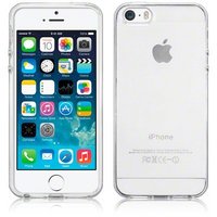SDTEK-hoesje voor iPhone SE (2016-2019) / iPhone 5 / 5s doorzichtige gel transparant zacht premium hoesje [siliconen TPU]