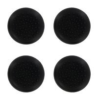 4 Pack Black Thumb Grips Controller Silicone TPU Buttons for Nintendo Switch