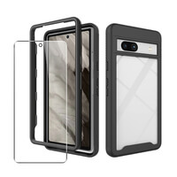 Case for Google Pixel 7a Full 360 Cover Glass Screen Protector