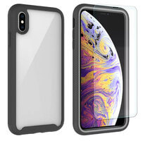 Case for iPhone XR Full 360 Cover Glass Screen Protector