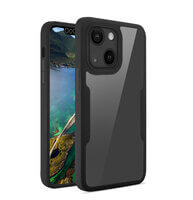 Case for iPhone 13, 360 Full Phone Cover with Screen Protector Black