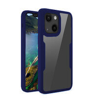 Case for iPhone 13, 360 Full Phone Cover with Screen Protector Blue