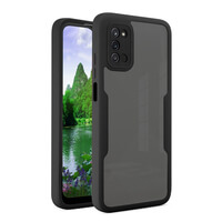 Case for Samsung Galaxy A03s, 360 Full Phone Cover with Screen Protector Black