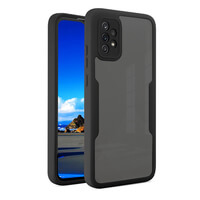 Case for Samsung Galaxy A53 5G, 360 Full Phone Cover with Screen Protector Black