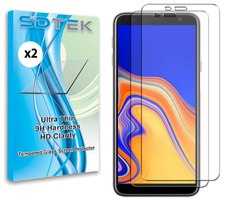 2x Tempered Glass Screen Protector for Samsung Galaxy J6+ Plus